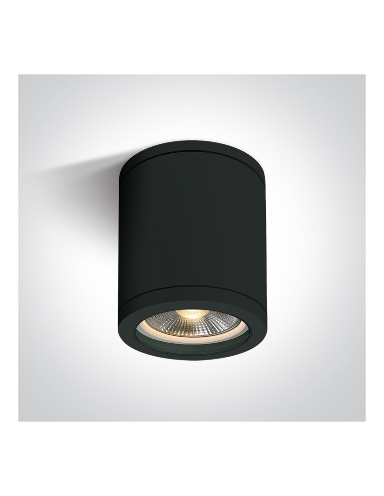 Outdoor ceiling lamps - One Light NOTA C ceiling light 10W E27 black IP65 67142C/B - product kolory-swiatla.pl 1