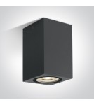 Outdoor ceiling lamps - One Light NOTA D ceiling 6W GU10 anthracite IP65 67142D/AN - product 1