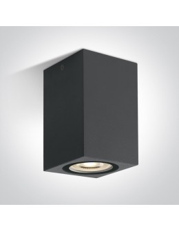 One Light NOTA D sufitowa 6W GU10 antracyt IP65 67142D/AN
