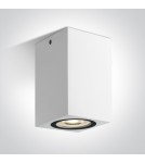 Outdoor ceiling lamps - One Light NOTA D ceiling 6W GU10 white IP65 67142D/W. - product 1