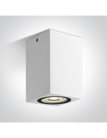 One Light NOTA D sufitowa 6W GU10 biały IP65 67142D/W