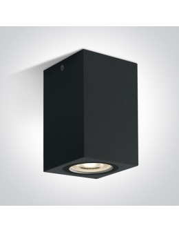 One Light NOTA D ceiling 6W GU10 black IP65 67142D/B