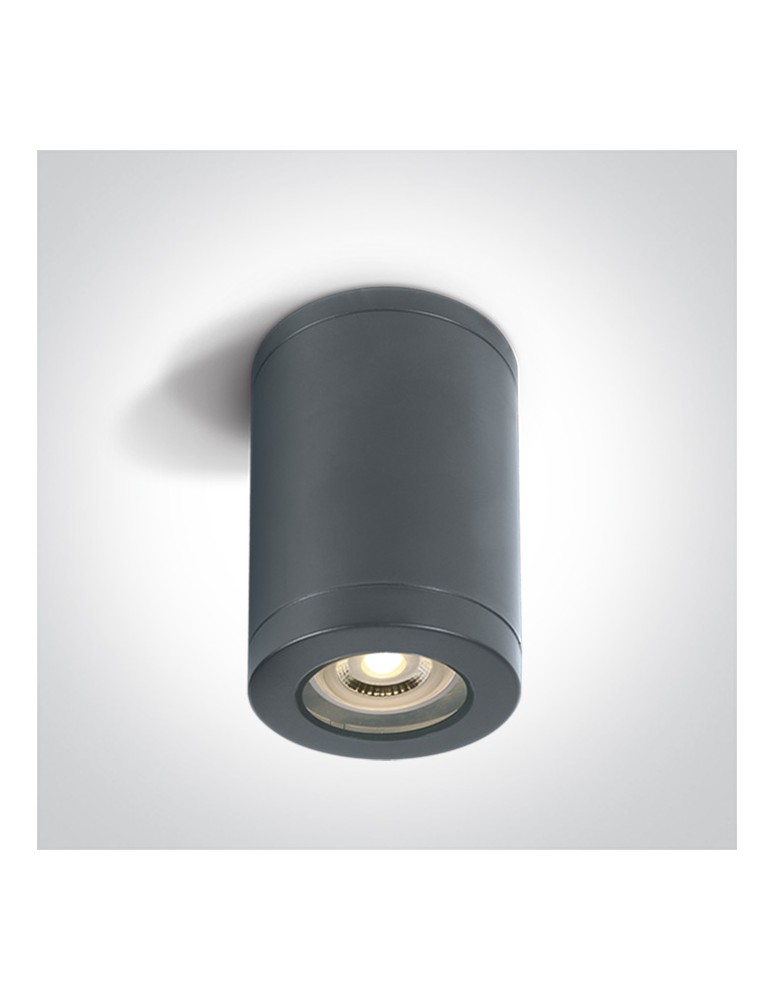 One Light NOTA sufitowa 6W GU10 antracyt IP65 67142A/AN