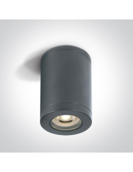 One Light NOTA sufitowa 6W GU10 antracyt IP65 67142A/AN