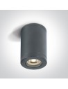 One Light NOTA sufitowa 6W GU10 antracyt IP65 67142A/AN