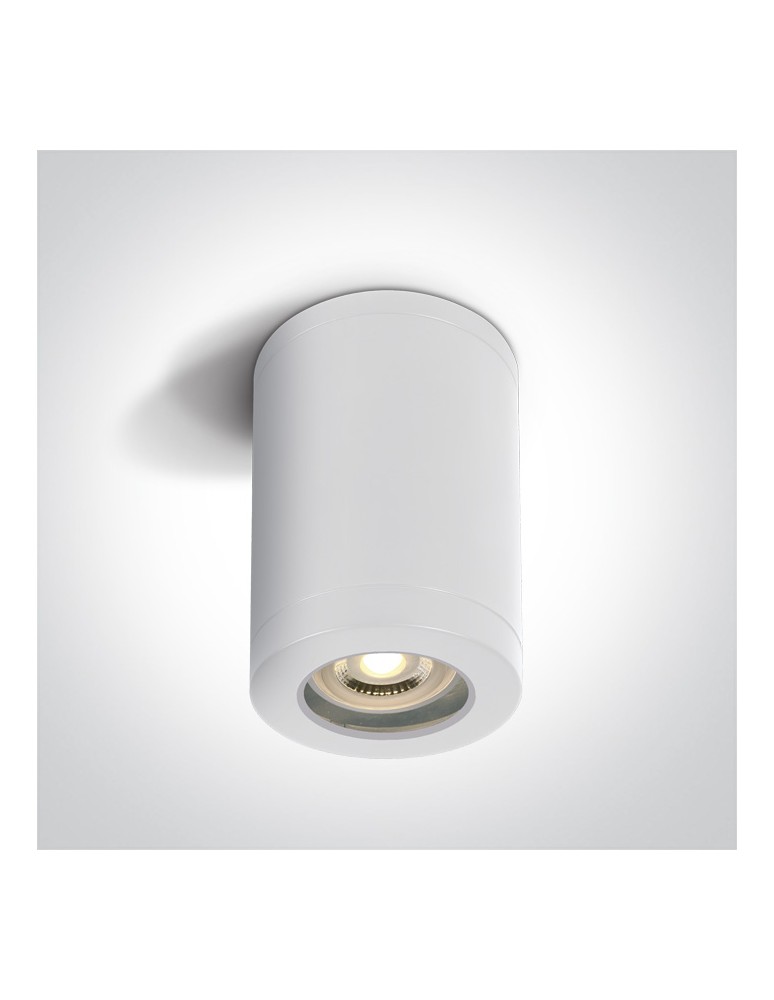 One Light NOTA sufitowa 6W GU10 biały IP65 67142A/W