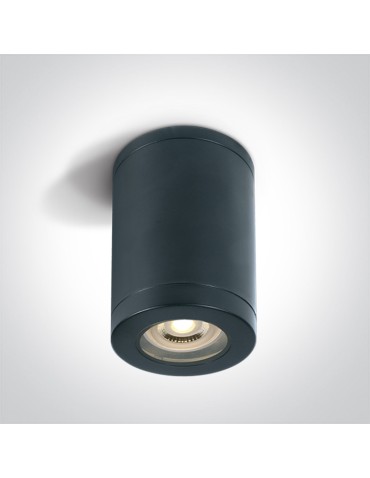One Light NOTA sufitowa 6W GU10 czarny IP65 67142A/B