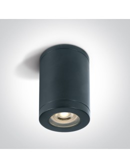One Light NOTA sufitowa 6W GU10 czarny IP65 67142A/B
