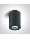 One Light NOTA sufitowa 6W GU10 czarny IP65 67142A/B