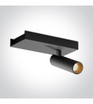 Spotlight ceiling lamps - One Light ALBI A ceiling light 5W 3000K black 65004A/B/W. - product 1