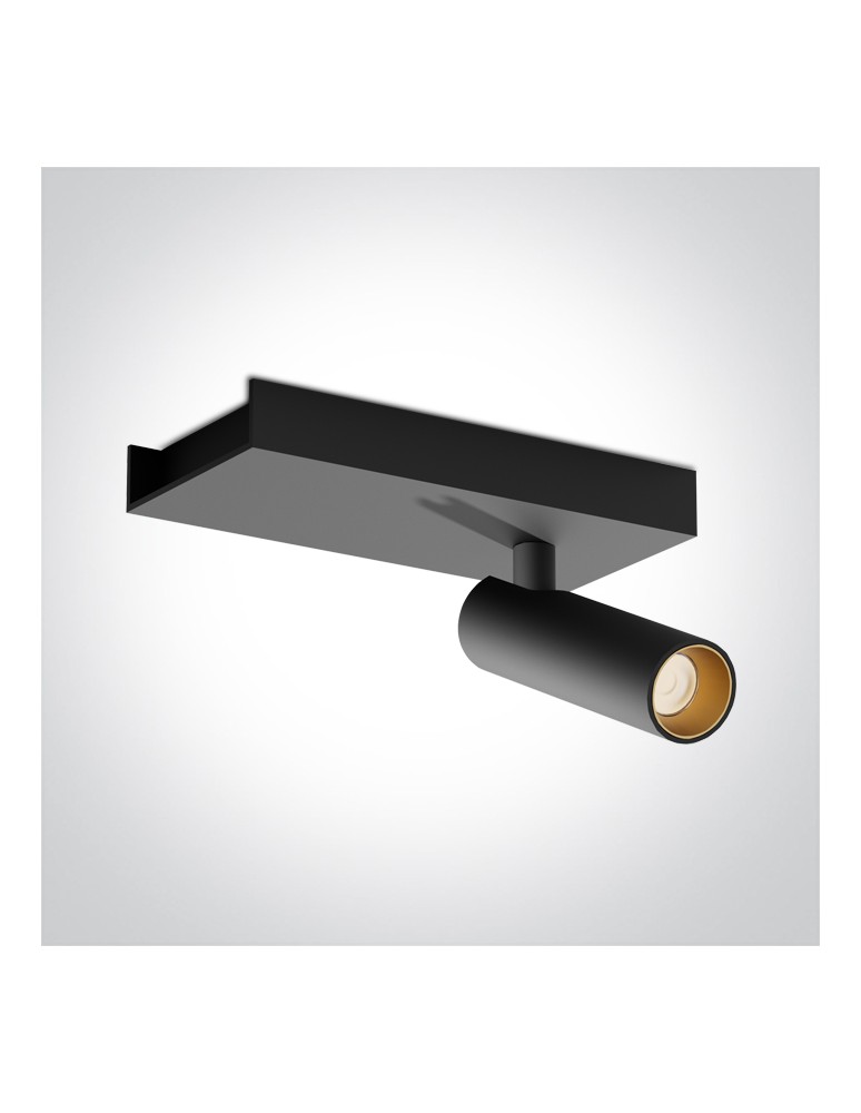 One Light ALBI A sufitowa 5W 3000K czarny  65004A/B/W