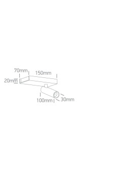 One Light ALBI A sufitowa 5W 3000K czarny  65004A/B/W - produkt 2