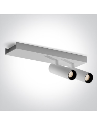 One Light ALBI B ceiling light 2x5W 3000K white 65004B/W/W.