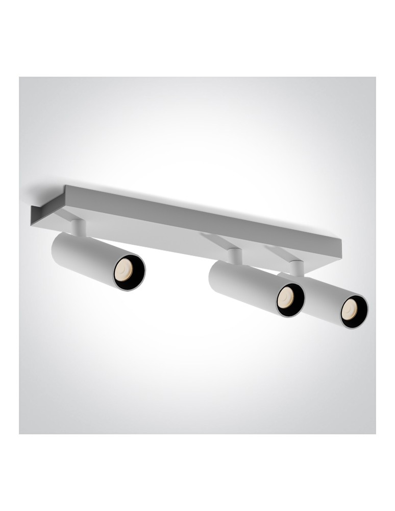 One Light ALBI C sufitowa 3x5W 3000K biały  65004C/W/W