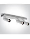 One Light ALBI C sufitowa 3x5W 3000K biały  65004C/W/W