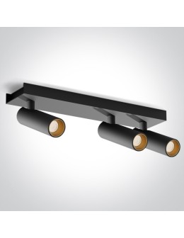 One Light ALBI C ceiling light 3x5W 3000K black 65004C/B/W.