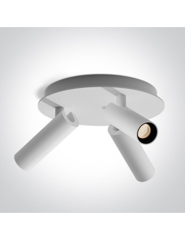 One Light ALBI D sufitowa 3x5W 3000K biały  65004D/W/W