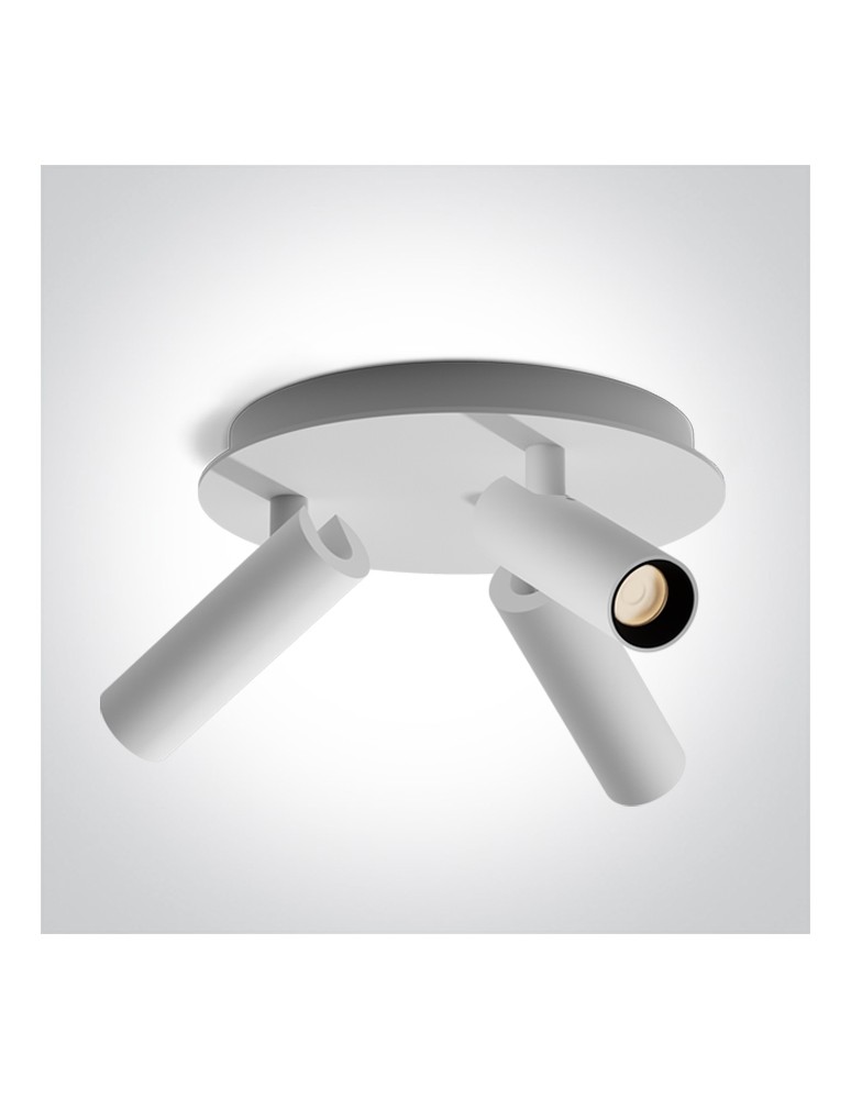 Spotlight ceiling lamps - One Light ALBI D ceiling light 3x5W 3000K white 65004D/W/W. - product kolory-swiatla.pl 1