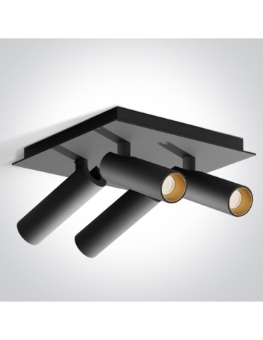 One Light ALBI E ceiling 4x5W 3000K black 65004E/B/W.