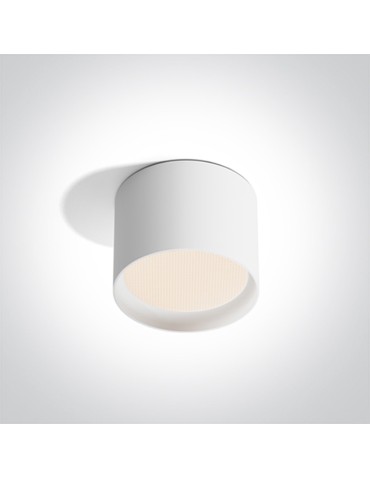 One Light ARLES ceiling 12W 3000K-4000K-5000K white IP44 12112D/W/V.
