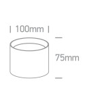 One Light ARLES sufitowa 12W 3000K-4000K-5000K czarny IP44 12112D/B/V