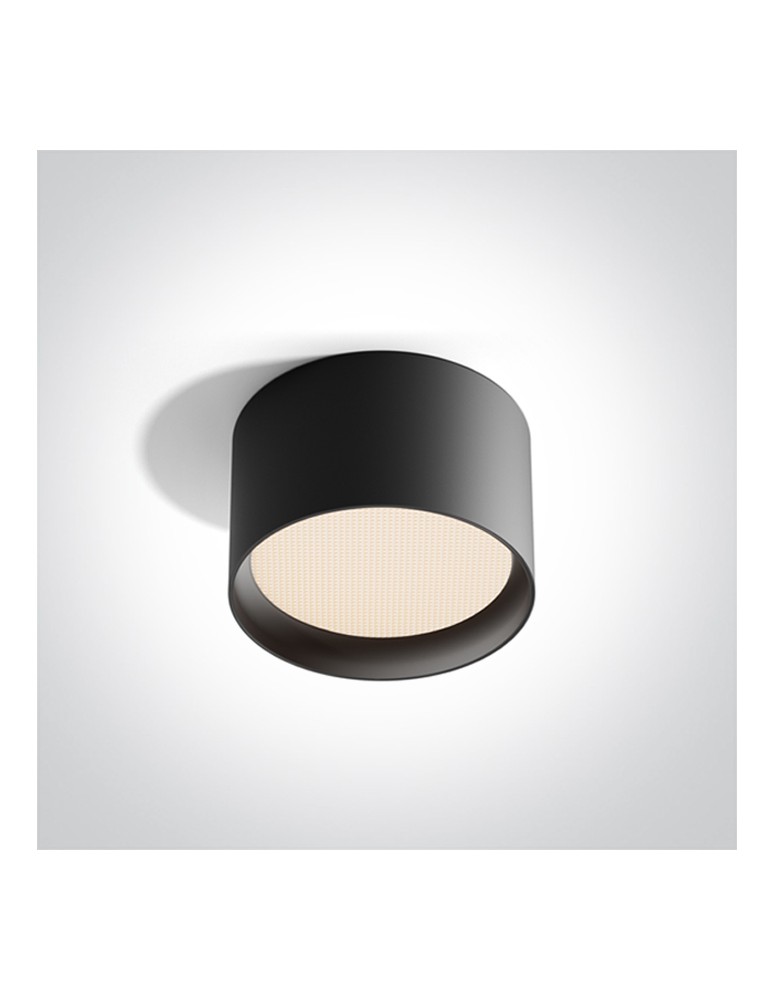 One Light ARLES sufitowa 20W 3000K-4000K-5000K czarny IP44 12120D/B/V