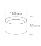 One Light ARLES sufitowa 25W 3000K-4000K-5000K biały IP44 12125D/W/V