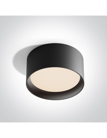 One Light ARLES ceiling 25W 3000K-4000K-5000K black IP44 12125D/B/V.