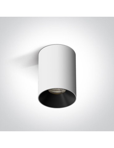 One Light BASTIA 1 sufitowa 7W 3000K Triac biały  12107R/W/W