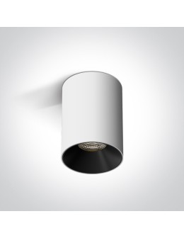 One Light BASTIA 1 sufitowa 7W 3000K Triac biały 12107R/W/W