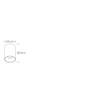 LED ceiling luminaires - One Light BASTIA 1 ceiling 7W 3000K Triac white 12107R/W/W. - product 2