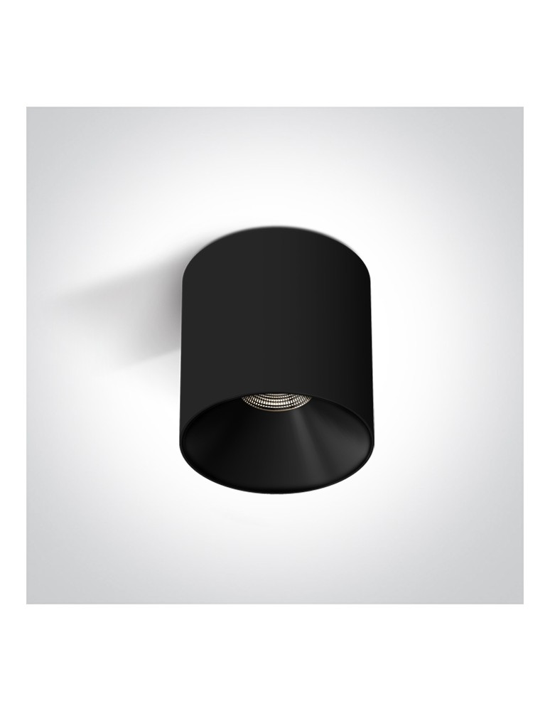 LED ceiling luminaires - One Light BASTIA 2 ceiling 10W 3000K black 12110R/B/W - product kolory-swiatla.pl 1