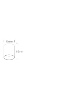 One Light BASTIA 2 ceiling 10W 3000K black 12110R/B/W - product 2