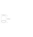 LED ceiling luminaires - One Light BASTIA 4 ceiling 25W 3000K white 12125R/W/W - product 2