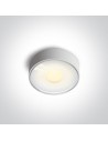 One Light BAZYLA ceiling 6W 2700K-3300K-4000K Triac white IP65 67484/W/W.