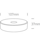 Bathroom ceiling lamps - One Light BAZYLA ceiling 6W 2700K-3300K-4000K Triac white IP65 67484/W/W. - product 2