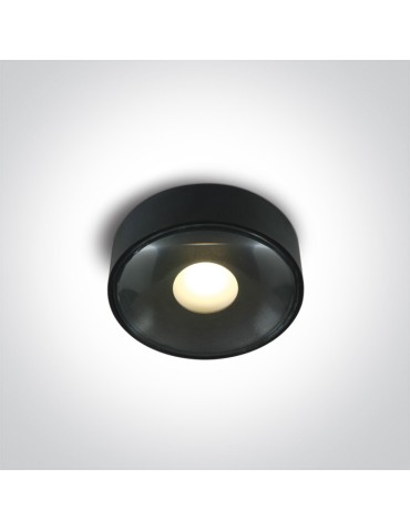 One Light BAZYLA ceiling 6W 2700K-3300K-4000K Triac black IP65 67484/B/W.