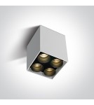 Small ceiling lamps - One Light FILONA 4 ceiling 10W 3000K white 12406C/W/W - product 1