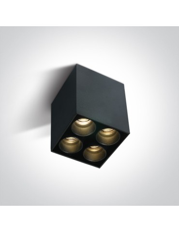 One Light FILONA 4 ceiling 10W 3000K black 12406C/B/W.