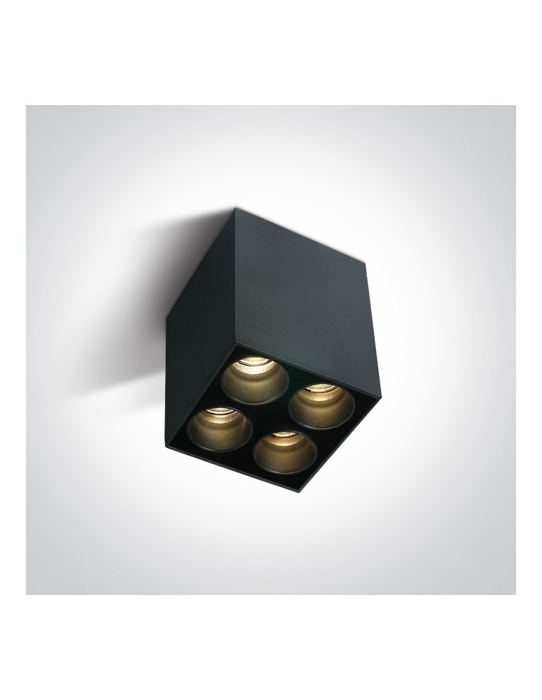 Small ceiling lamps - One Light FILONA 4 ceiling 10W 3000K black 12406C/B/W. - product kolory-swiatla.pl 1