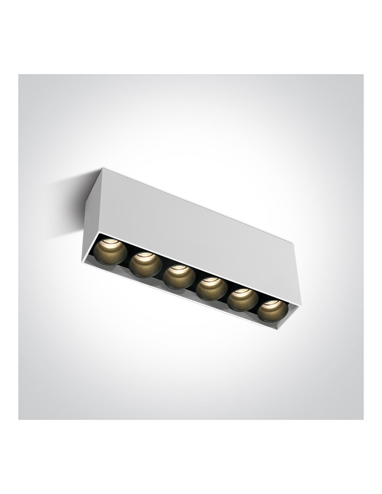 Small ceiling lamps - One Light FILONA 6 ceiling 15W 3000K white 12606C/W/W - product kolory-swiatla.pl 1