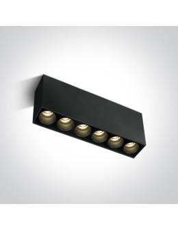 One Light FILONA 6 ceiling 15W 3000K black 12606C/B/W.