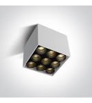 One Light FILONA 9 sufitowa 20W 3000K biały  12906C/W/W