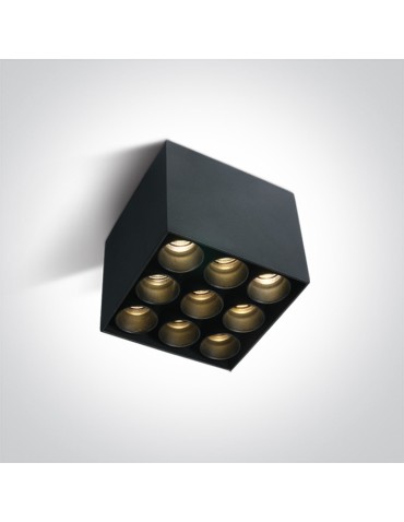 One Light FILONA 9 ceiling 20W 3000K black 12906C/B/W