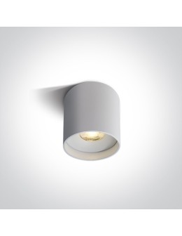 One Light KARAS ceiling light 8W 3000K-3500K-4000K white 12108C/W/V