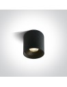 One Light KARAS sufitowa 8W 3000K-3500K-4000K czarny  12108C/B/V