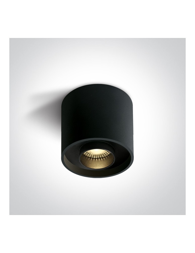 Small ceiling lamps - One Light KORFEZ 2 ceiling 22W 3000K black 12122D/B/W - product kolory-swiatla.pl 1
