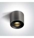 One Light KORFEZ 2 sufitowa 22W 3000K metaliczny szary  12122D/MG/W