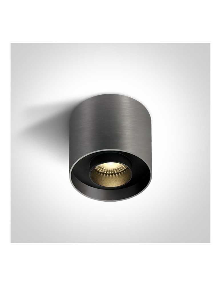 Small ceiling lamps - One Light KORFEZ 2 ceiling 22W 3000K metallic grey 12122D/MG/W - product kolory-swiatla.pl 1