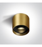 Small ceiling lamps - One Light KORFEZ 2 ceiling 22W 3000K brushed brass 12122D/BBS/W - product 1